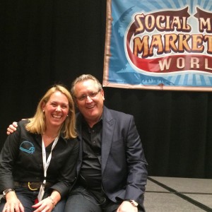 Elaine with Mark Schaefer