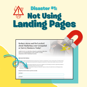 Disaster: No landing pages