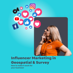 Influencer marketing for survey and geospatial