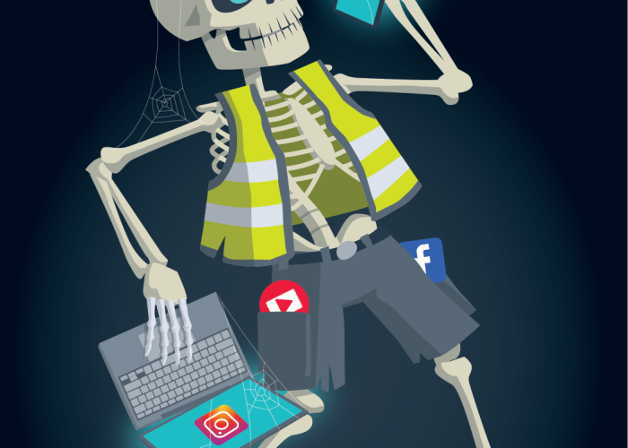 Meet the Social Media Skeleton: The Monster Who Kills Your Audience With Silence
